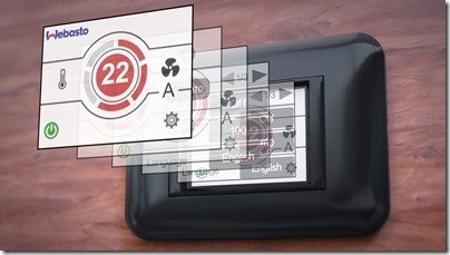 Webasto MyTouch control panel