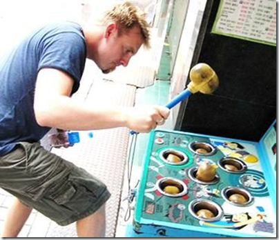 Whack-a-Mole playing