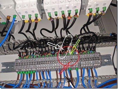 burned wire in AC ctl box